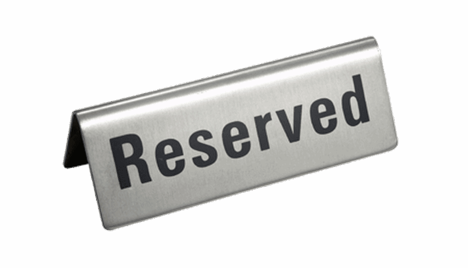 Reservation