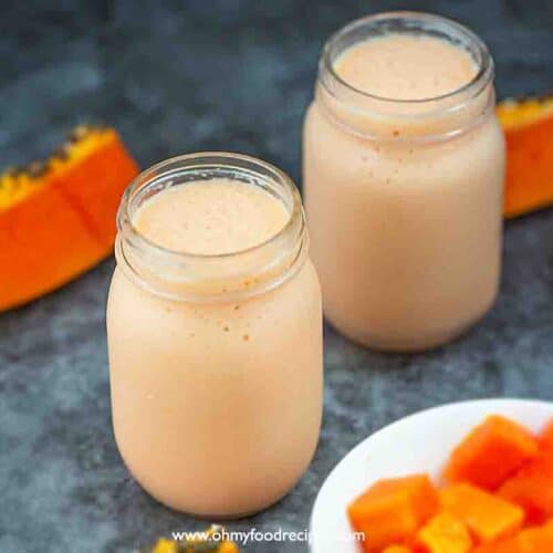 Papaya with milk